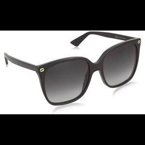 Gucci GG0022S 001 57-18 Black Sunglasses